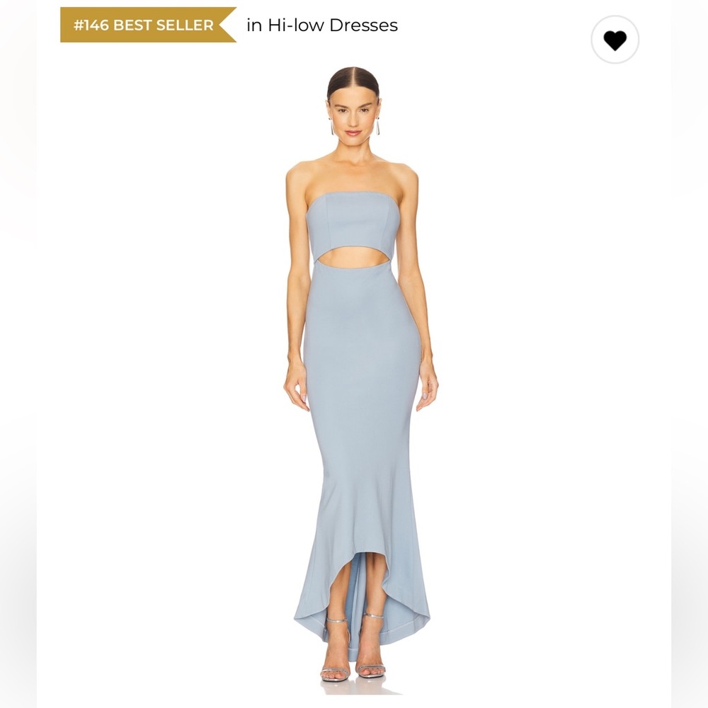 NBD High Low Dress June Gown- Baby Blue